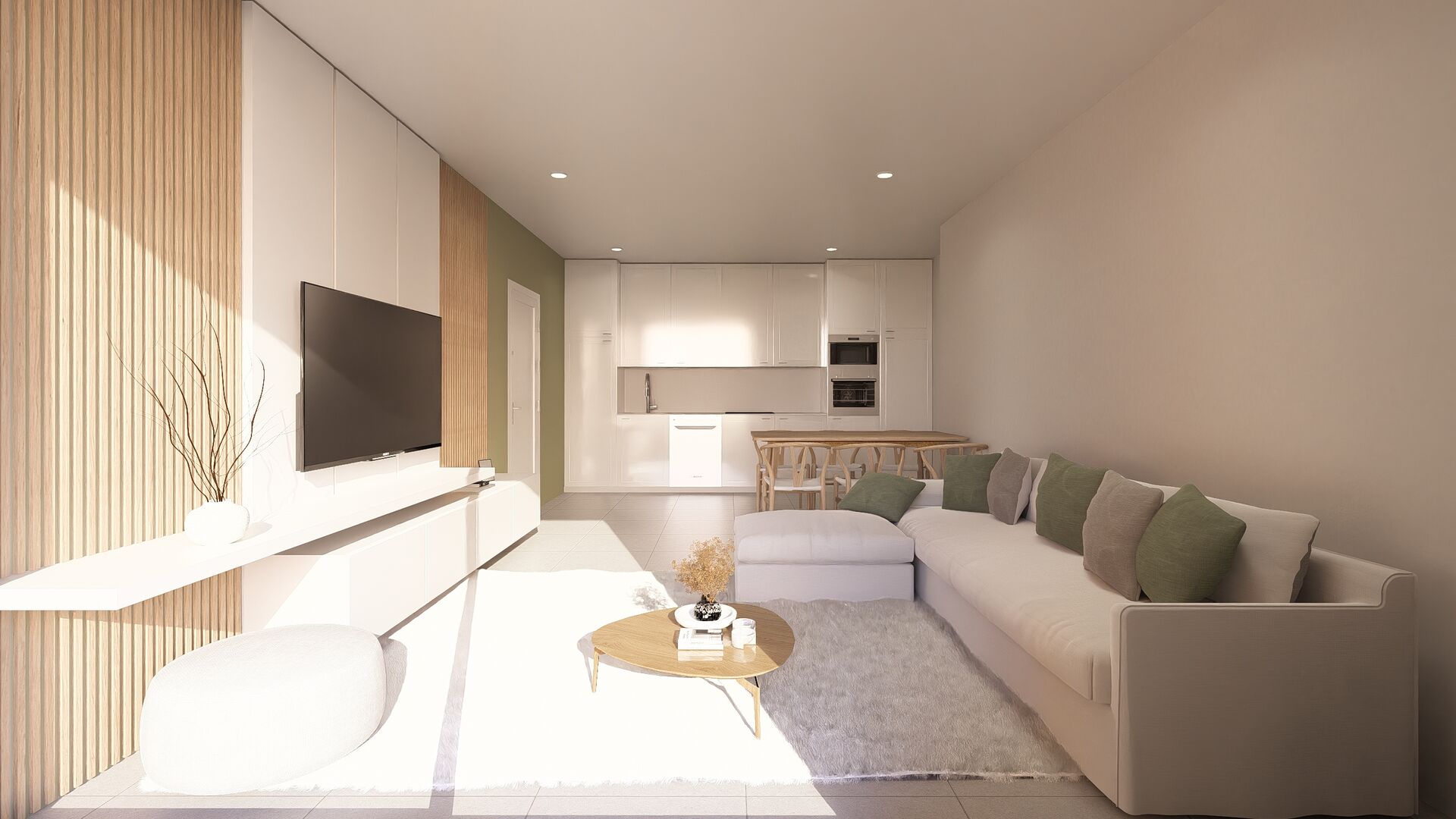 Ground-floor living room at Living Jávea
